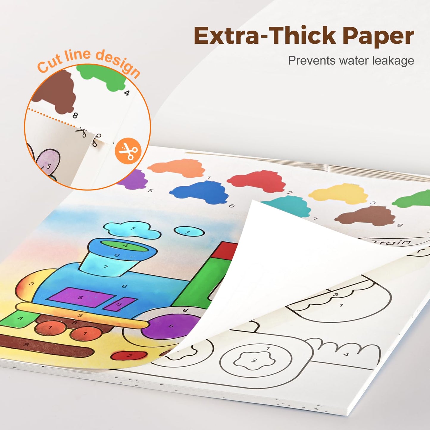Jar Melo Paint with Water Books for Toddlers – Mess-Free Watercolor Activity Kit