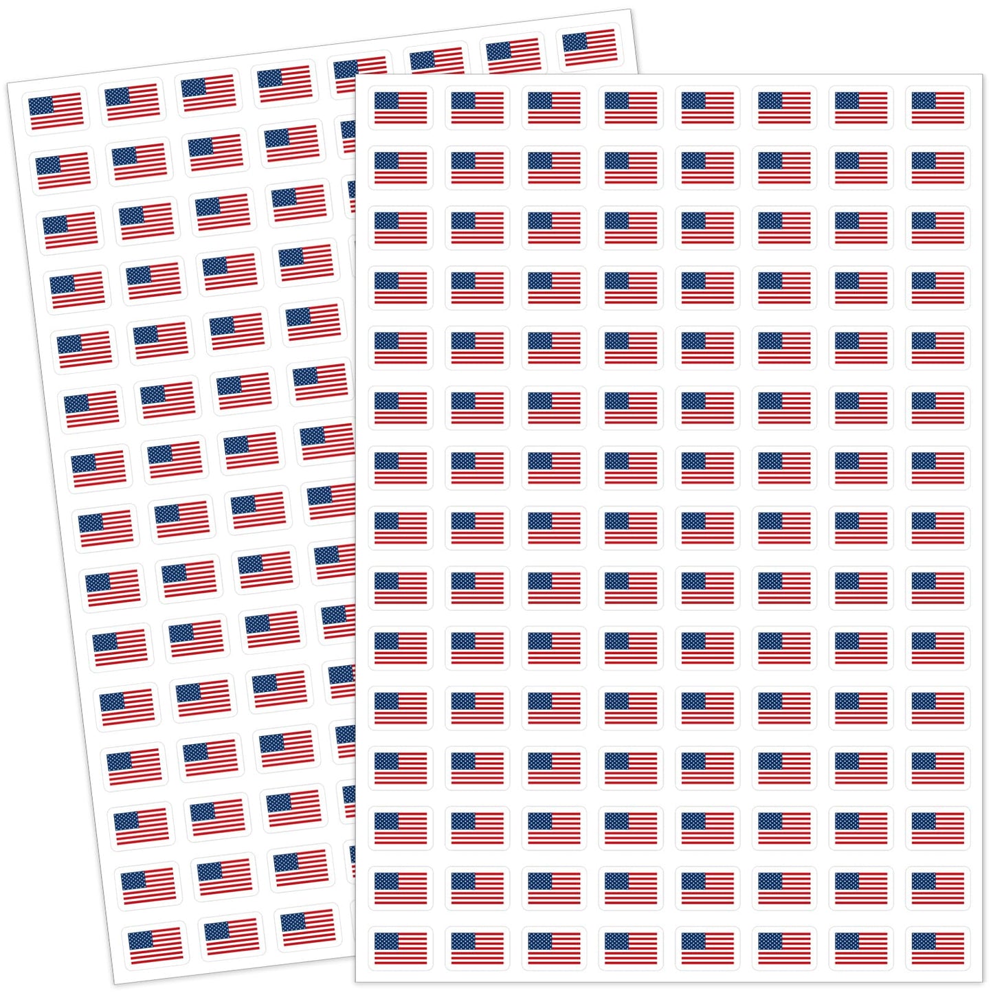 JarThenaAMCS 2400Pcs Patriotic American Flag Stickers – 0.5in Self-Adhesive DIY Decals for 4th of July