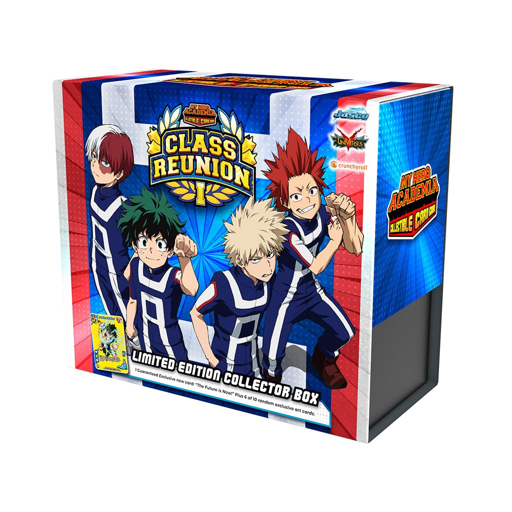 Jasco My Hero Academia Class Reunion Deluxe Box Set – Collectible Card Game
