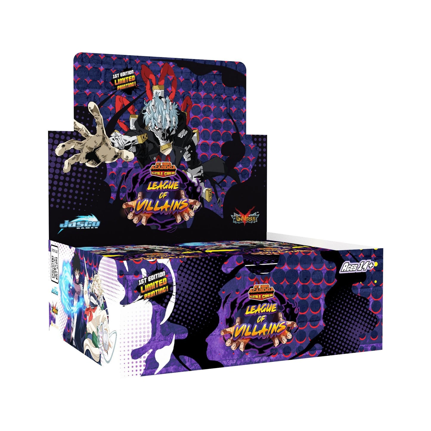 Jasco My Hero Academia: League of Villains Booster Display – 24 Packs (10 Cards/Pack)