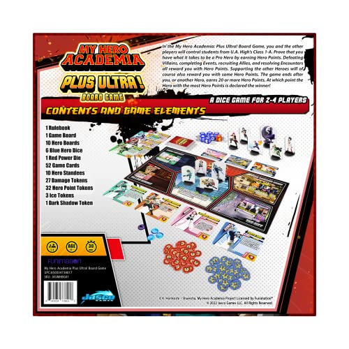 My Hero Academia Plus Ultra! Board Game – Strategy for 2-4 Players | Jasco Games