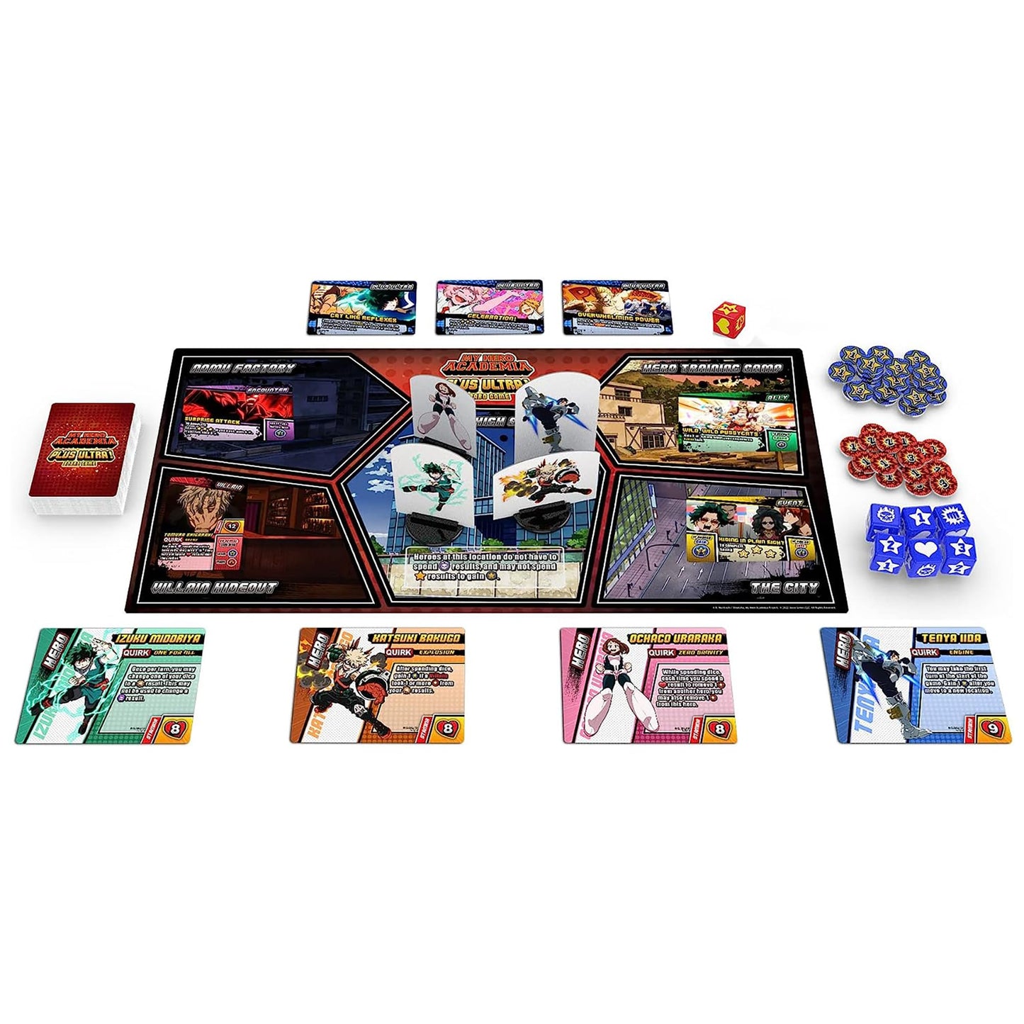 My Hero Academia Plus Ultra! Board Game – Strategy for 2-4 Players | Jasco Games