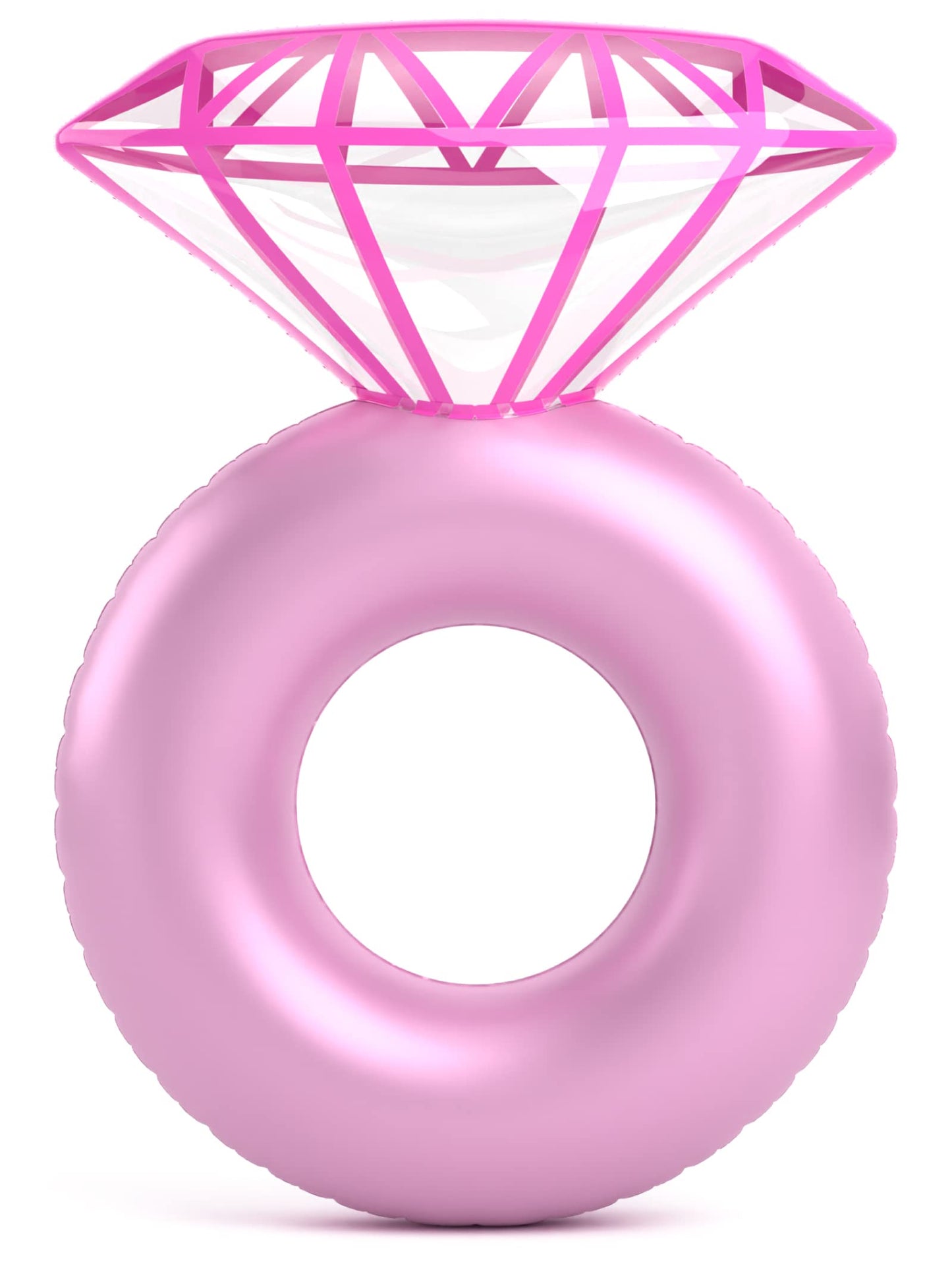 Jasonwell Inflatable Diamond Ring Pool Float – Giant 61in Ring for Pool Parties