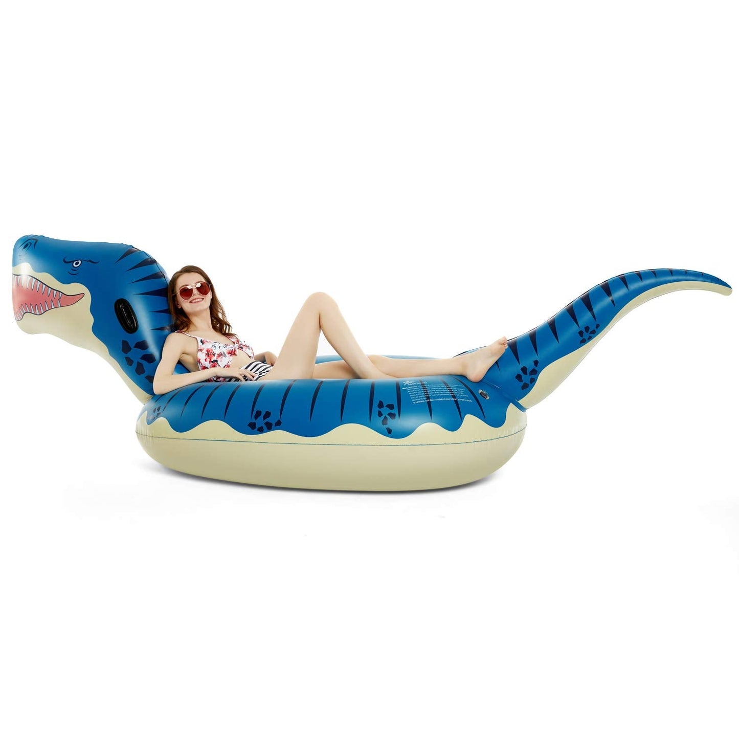 Jasonwell 124-Inch Giant T-Rex Pool Float – Ride-On Dino for Kids & Adults