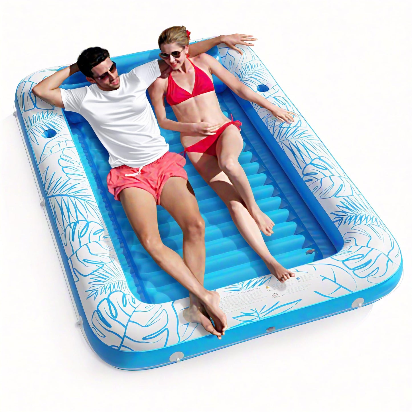 Jasonwell Inflatable Tanning Pool Lounger 4 in 1 – XL 80x56 Sun Tan Tub