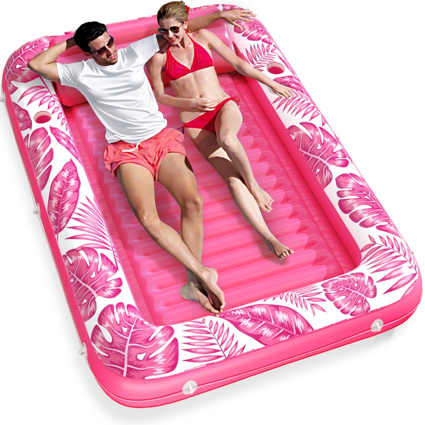 Jasonwell Inflatable Tanning Pool Lounger - 4-in-1 Sun Tan Tub for Adults