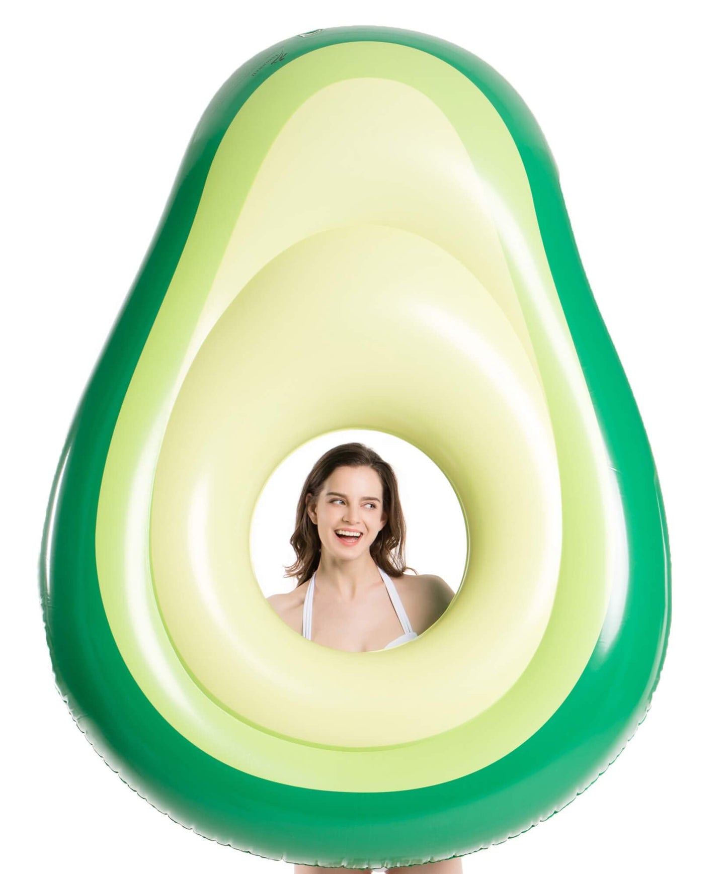 Jasonwell Inflatable Avocado Pool Float XL – Giant Pool Float for Adults with Brown Ball
