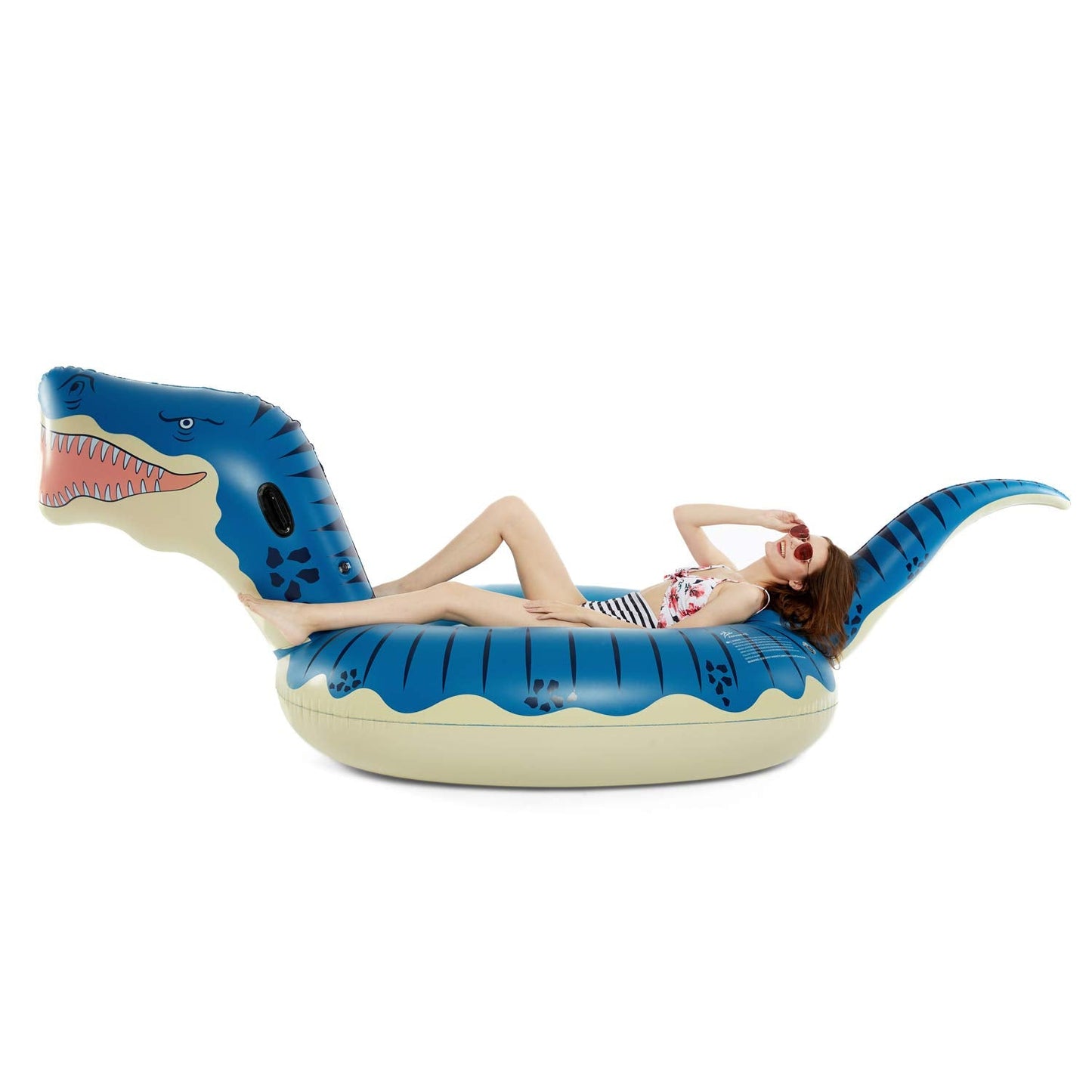 Jasonwell 124-Inch Giant T-Rex Pool Float – Ride-On Dino for Kids & Adults