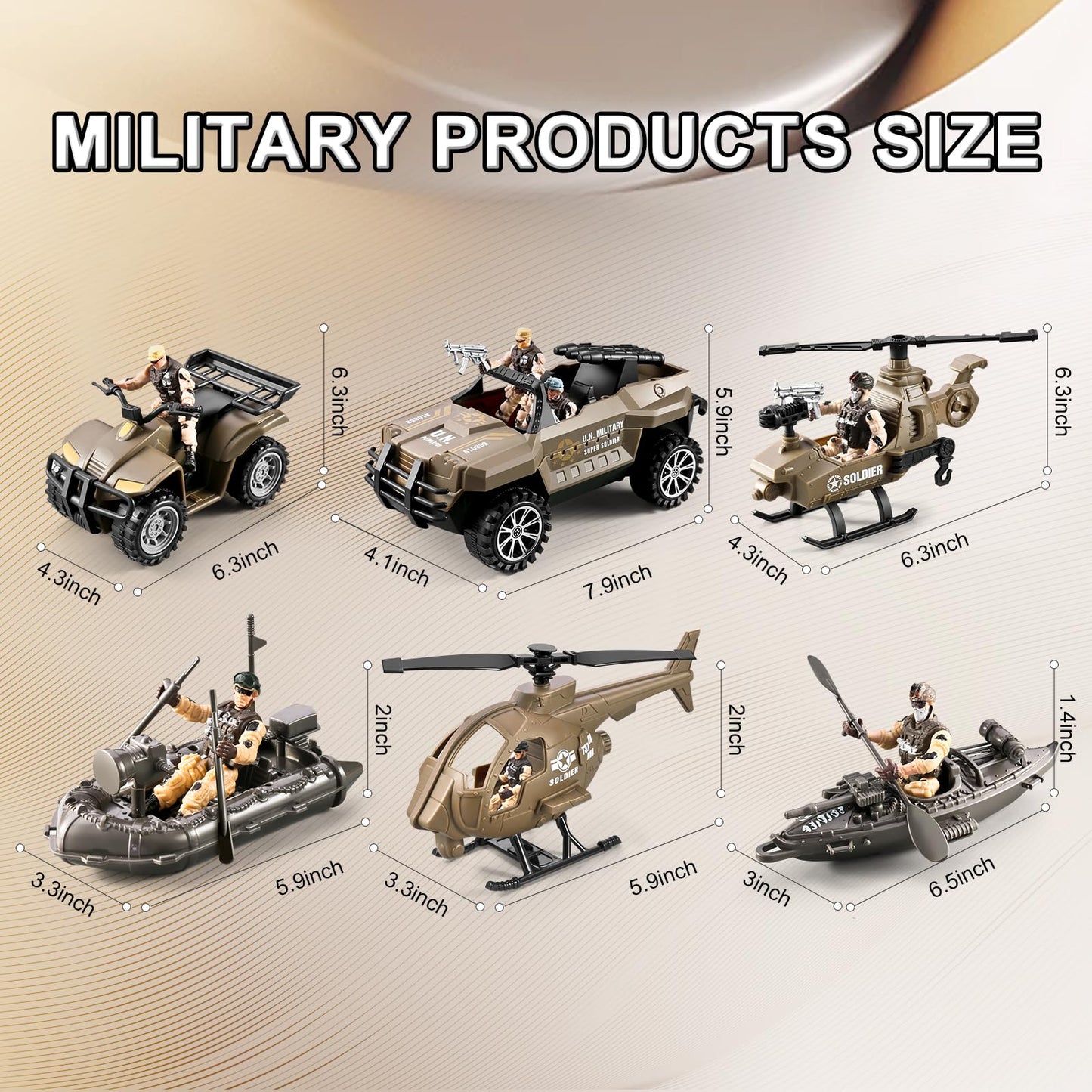 JASSKKBO 88-in-1 Army Men Toys Set — Military Base, Vehicles, and Action Figures