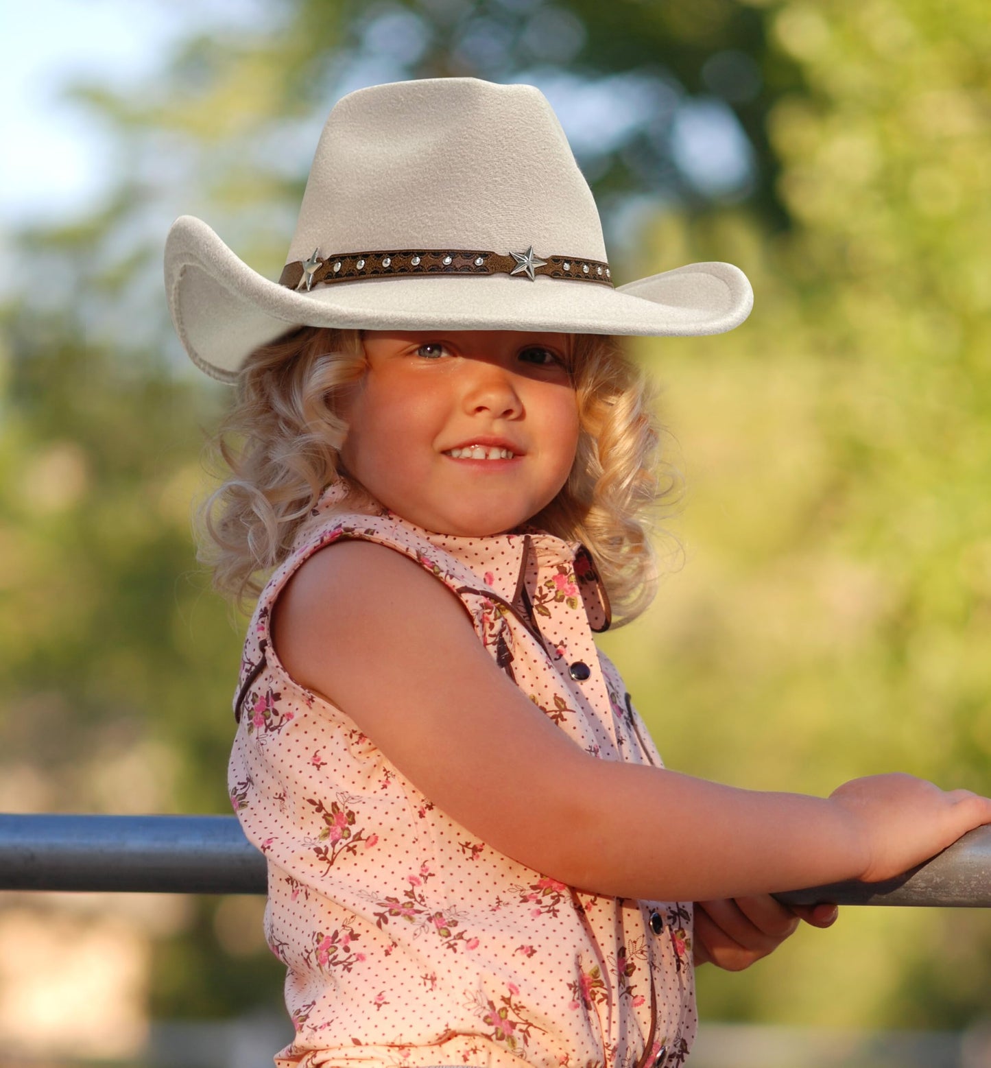 Jastore Toddler Cowboy Hat Beige | Baby Western Hat for 18 Months to 4 Years