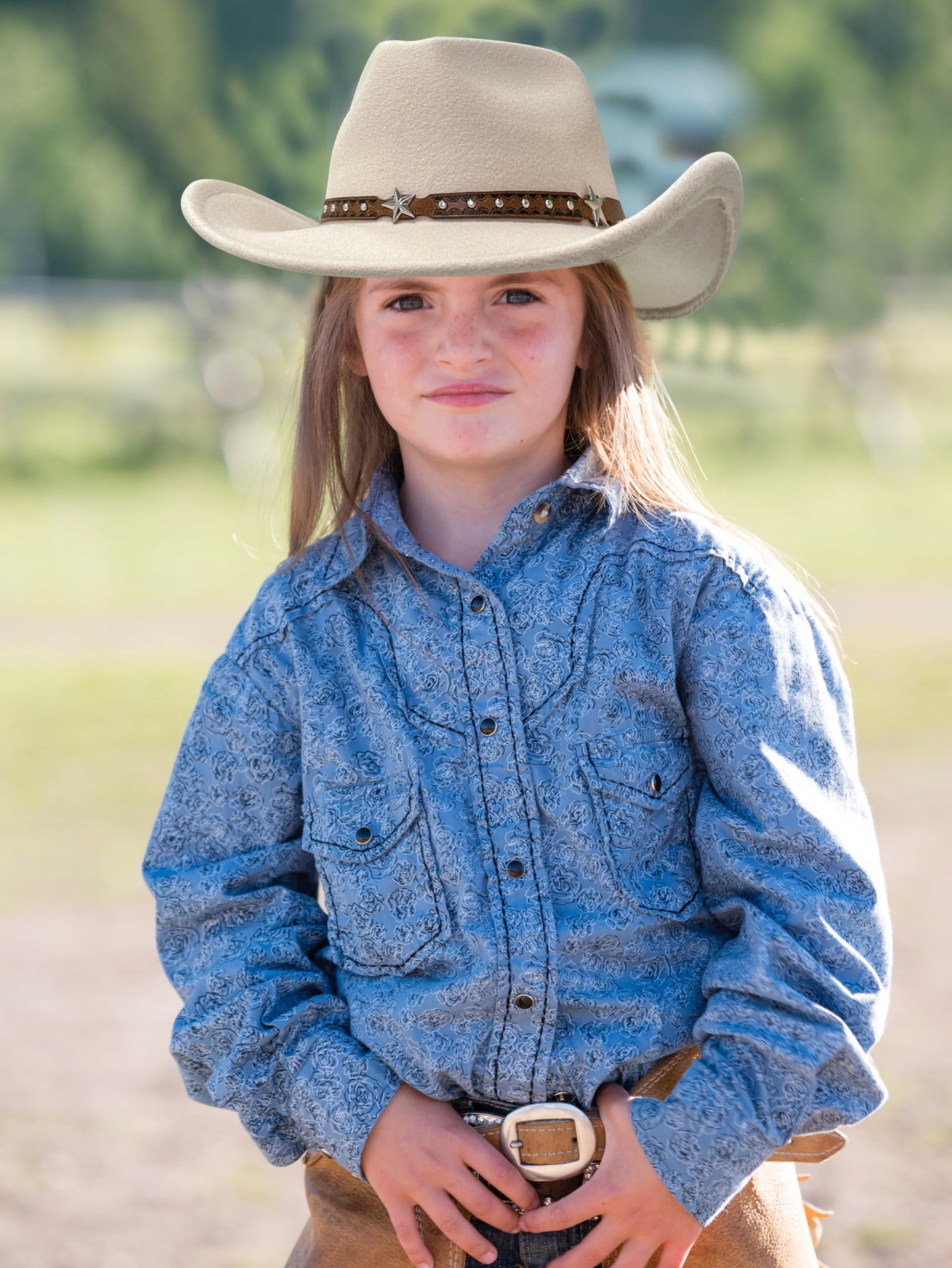 Jastore Toddler Cowboy Hat Beige | Baby Western Hat for 18 Months to 4 Years