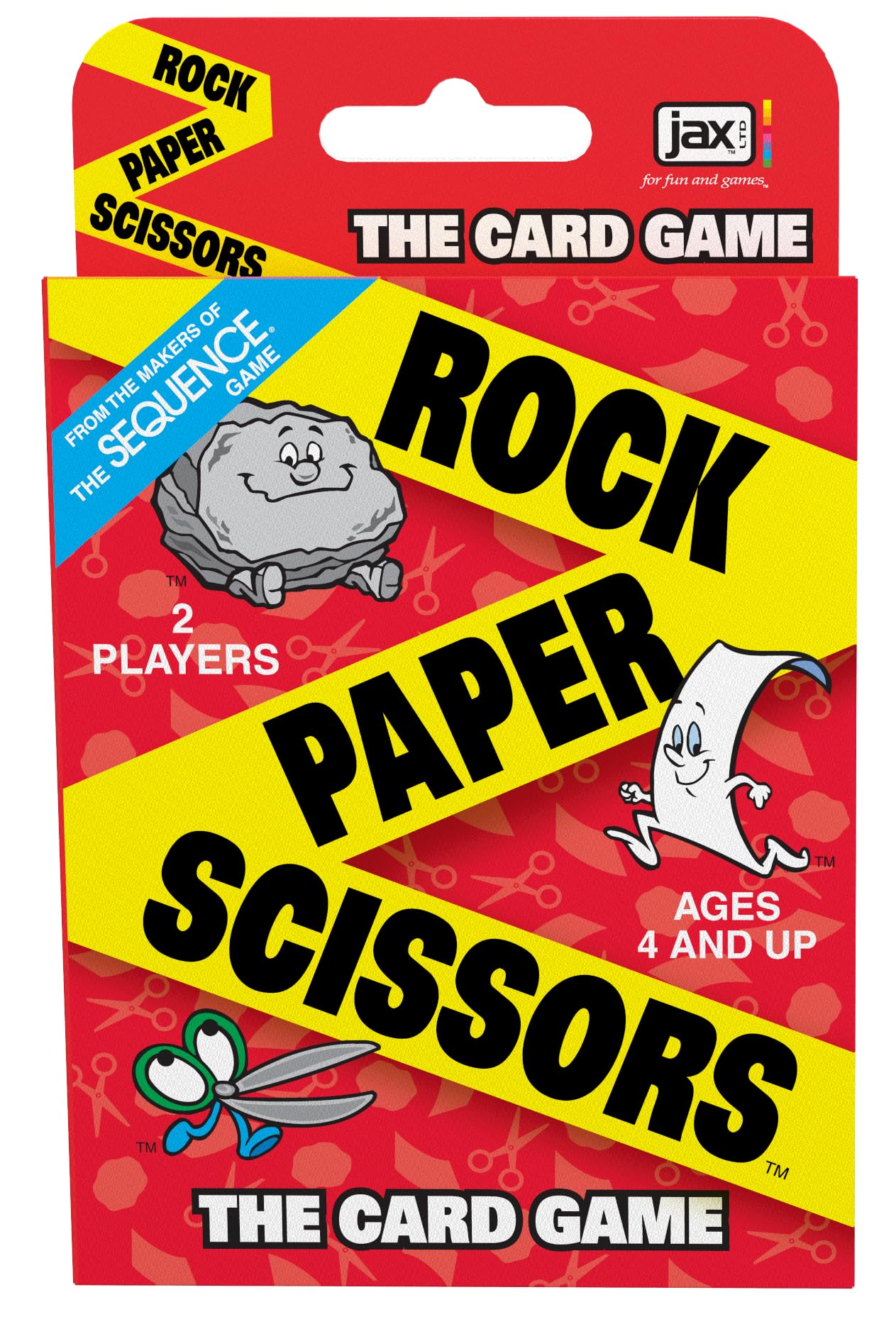 JAX Rock Paper Scissors Card Game — Bilingual, Fast 2-Player Fun