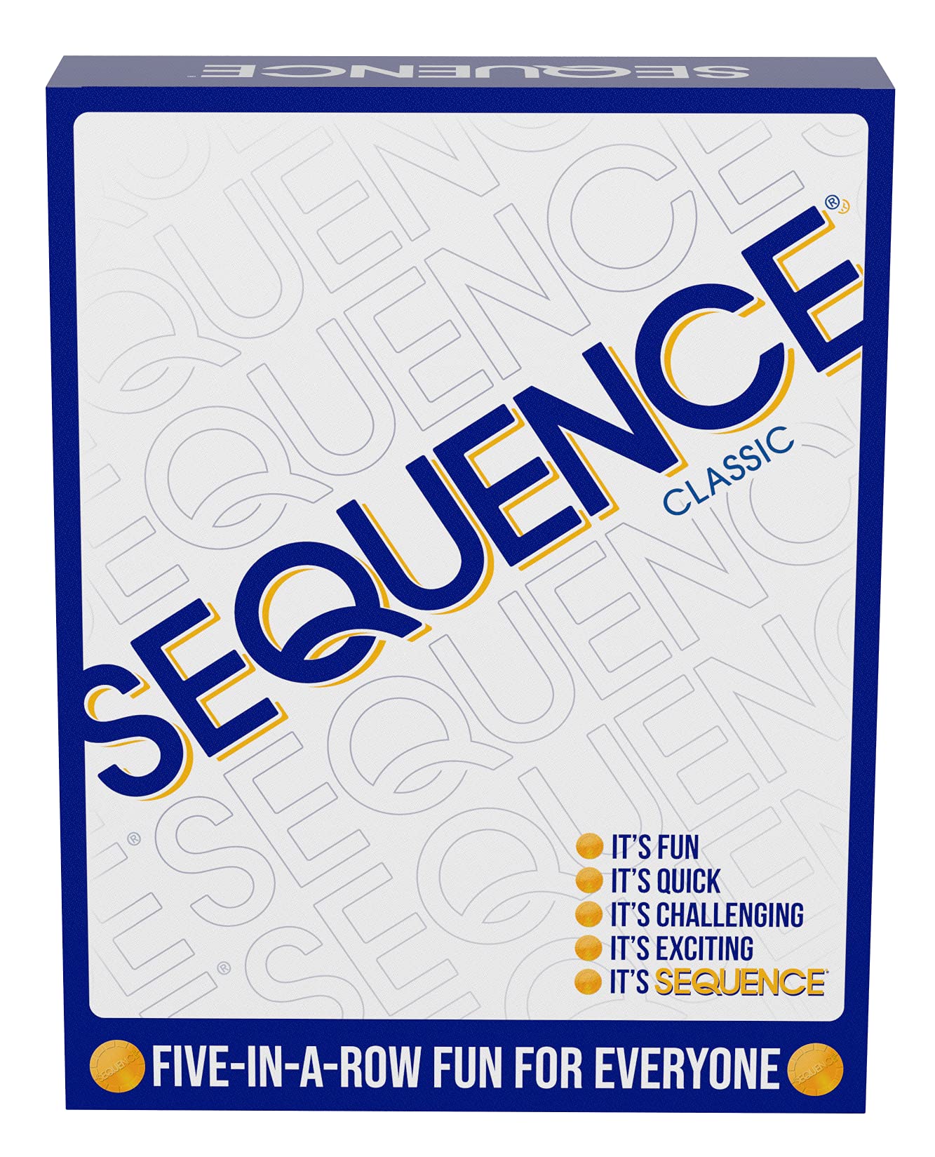 Jax SEQUENCE – Original Folding Board Game with Cards & Chips | 2 Decks, 2-12 Players