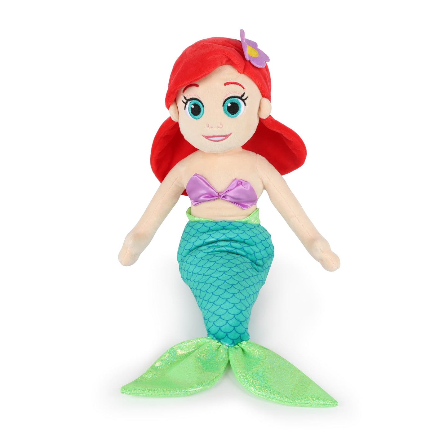 Jay Franco Ariel Pillow Buddy – 21-Inch Official Licensed The Little Mermaid Plush Pillow