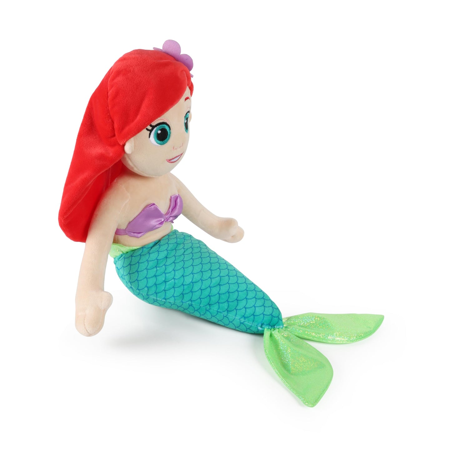 Jay Franco Ariel Pillow Buddy – 21-Inch Official Licensed The Little Mermaid Plush Pillow