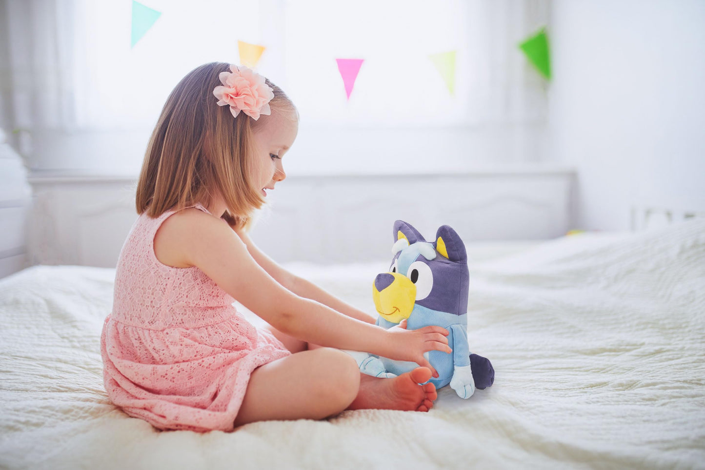 Jay Franco Bluey Plush Pillow Buddy — 19-Inch Super Soft Polyester Microfiber Character Pillow