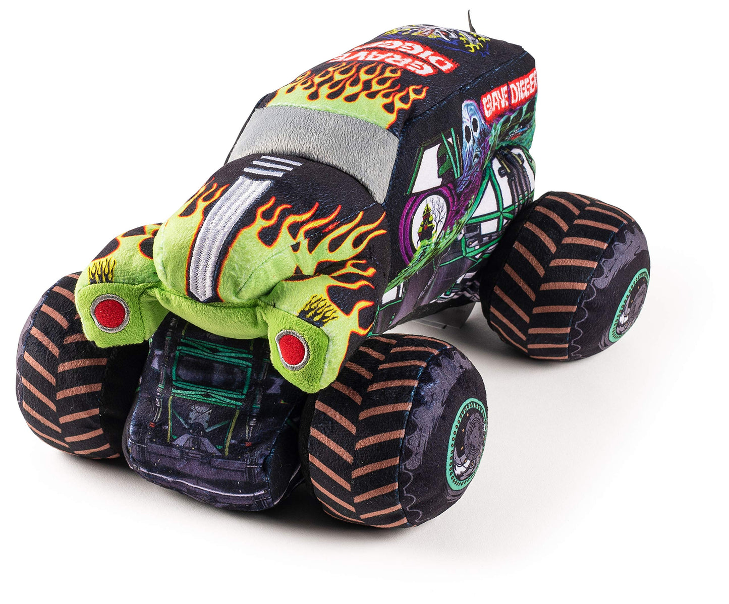 Jay Franco Monster Jam Grave Digger Plush Pillow Buddy — 12.5-Inch Ultra-Soft Microfiber