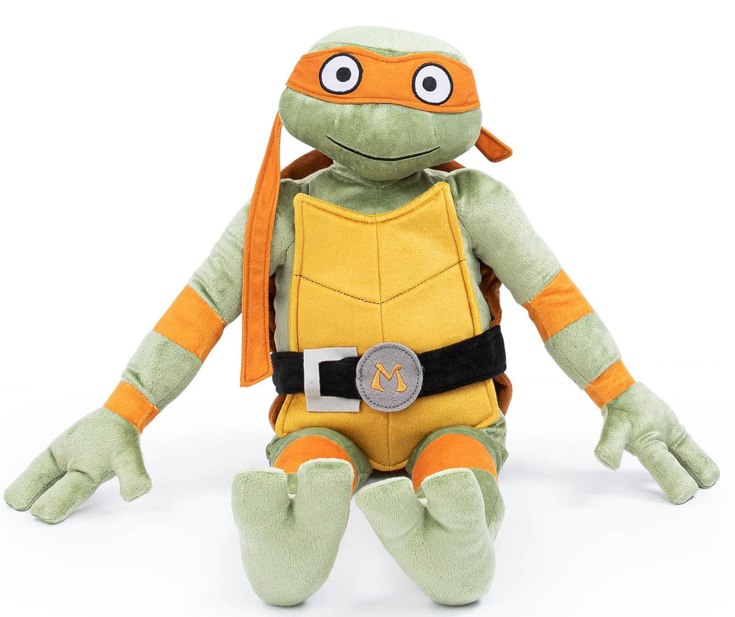 Jay Franco Nickelodeon Teenage Mutant Ninja Turtles Michaelangelo Plush Pillow Buddy – 26-Inch, Ultra-Soft