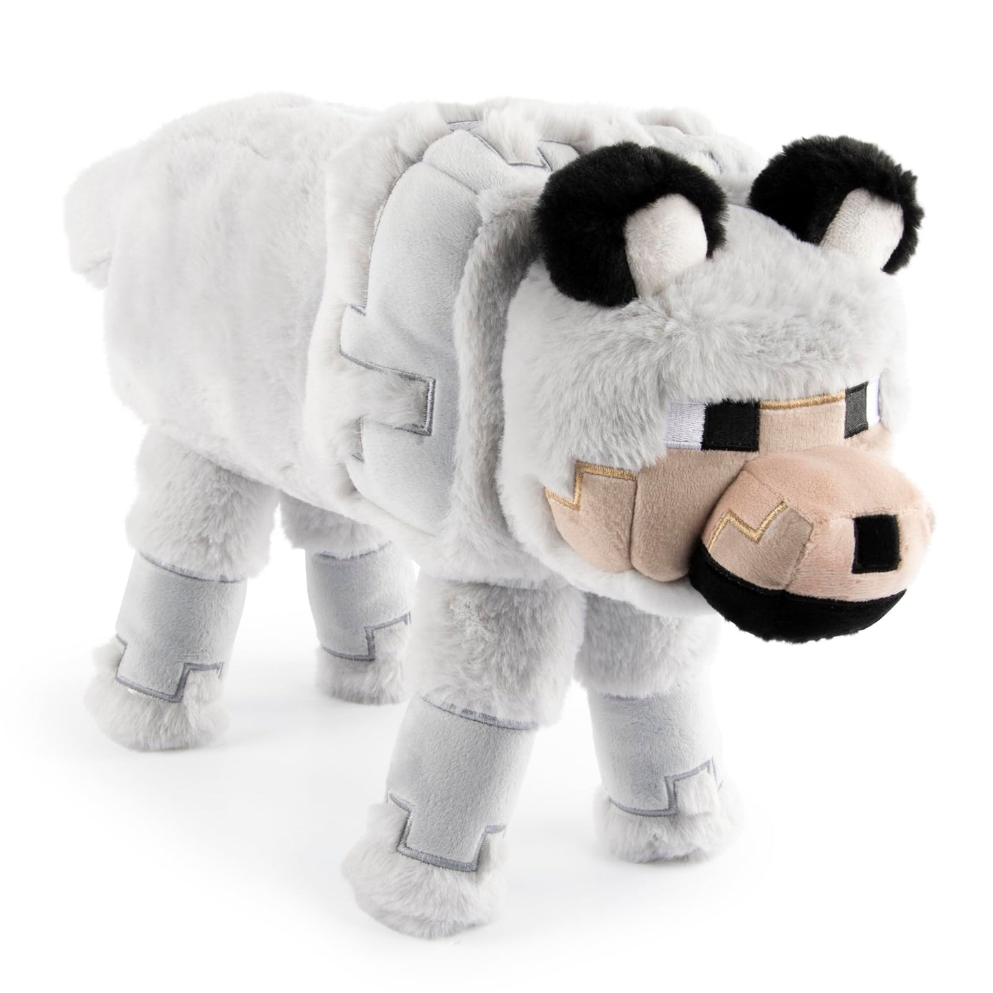 Jay Franco Minecraft Wolf Plush Pillow Buddy – 19-Inch Gray Stuffed Pillow