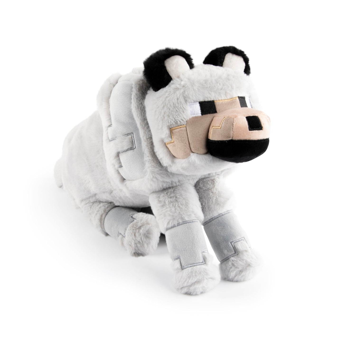 Jay Franco Minecraft Wolf Plush Pillow Buddy – 19-Inch Gray Stuffed Pillow