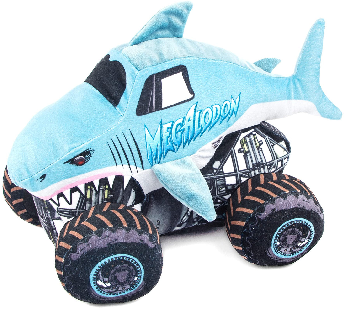 Jay Franco Monster Jam Megalodon Plush Pillow Buddy - 16-Inch Soft Plush