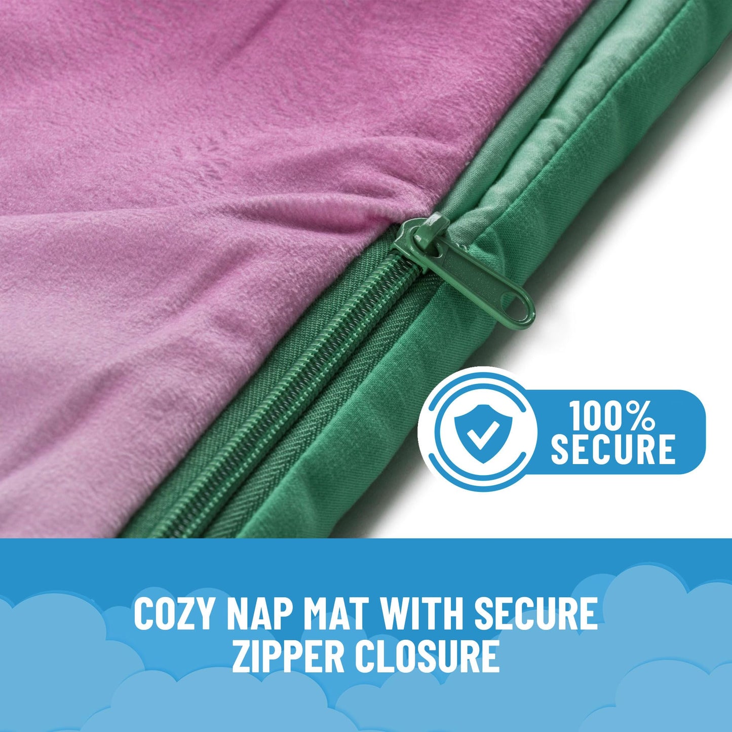 Jay Franco Kids Slumber Bag & Pillow – The Little Mermaid 54in x 27in Nap Mat for Sleepovers