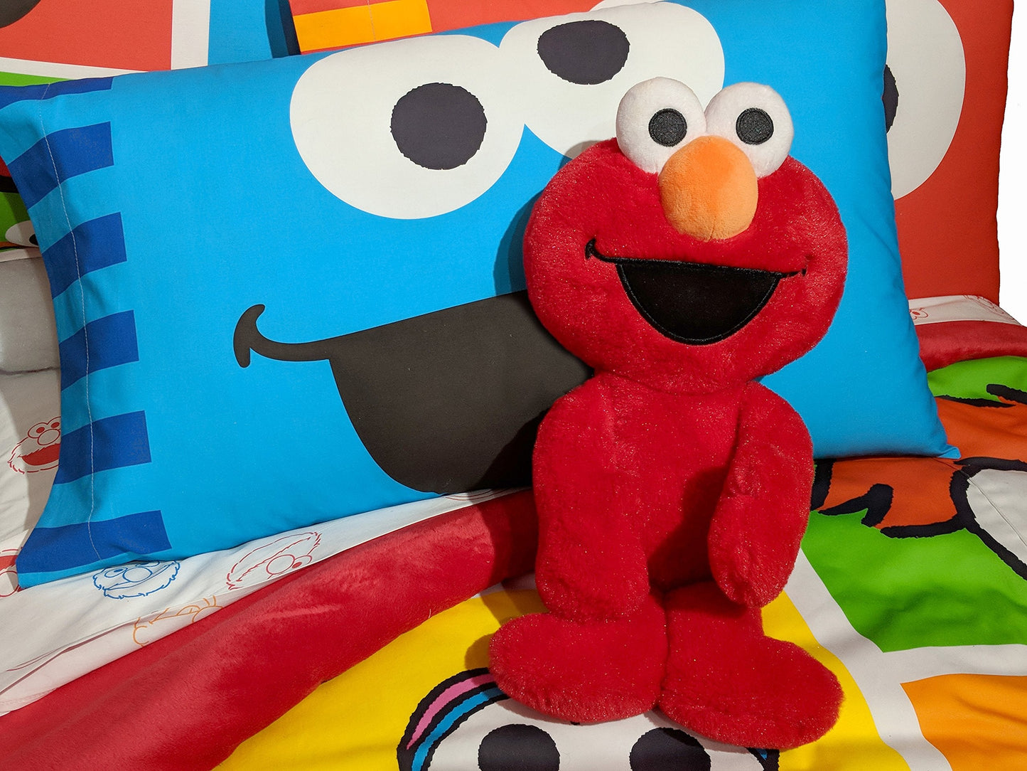 Jay Franco Sesame Street Elmo Pillow Buddy – 20-Inch Plush, Ultra-Soft Microfiber