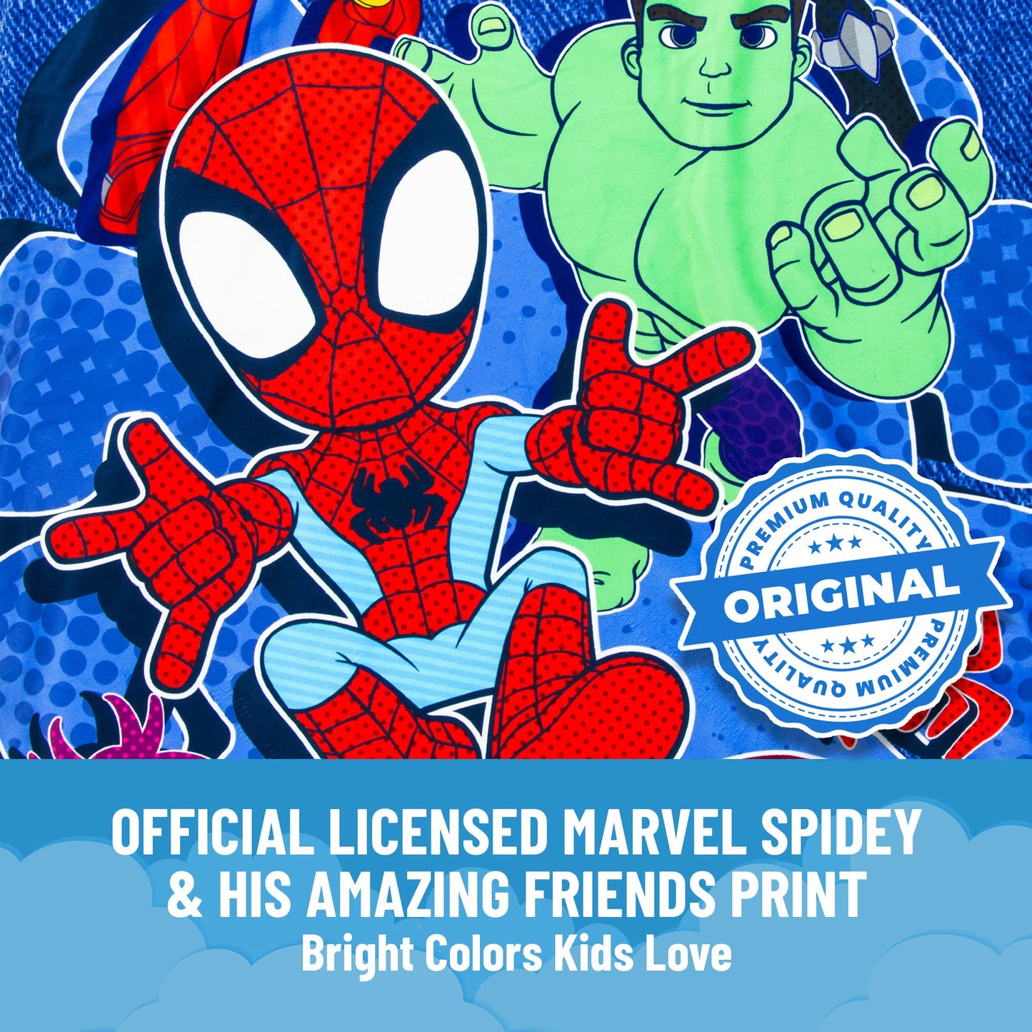 Jay Franco Kids Slumber Bag & Pillow — 54x27 in, Spidey & His Amazing Friends