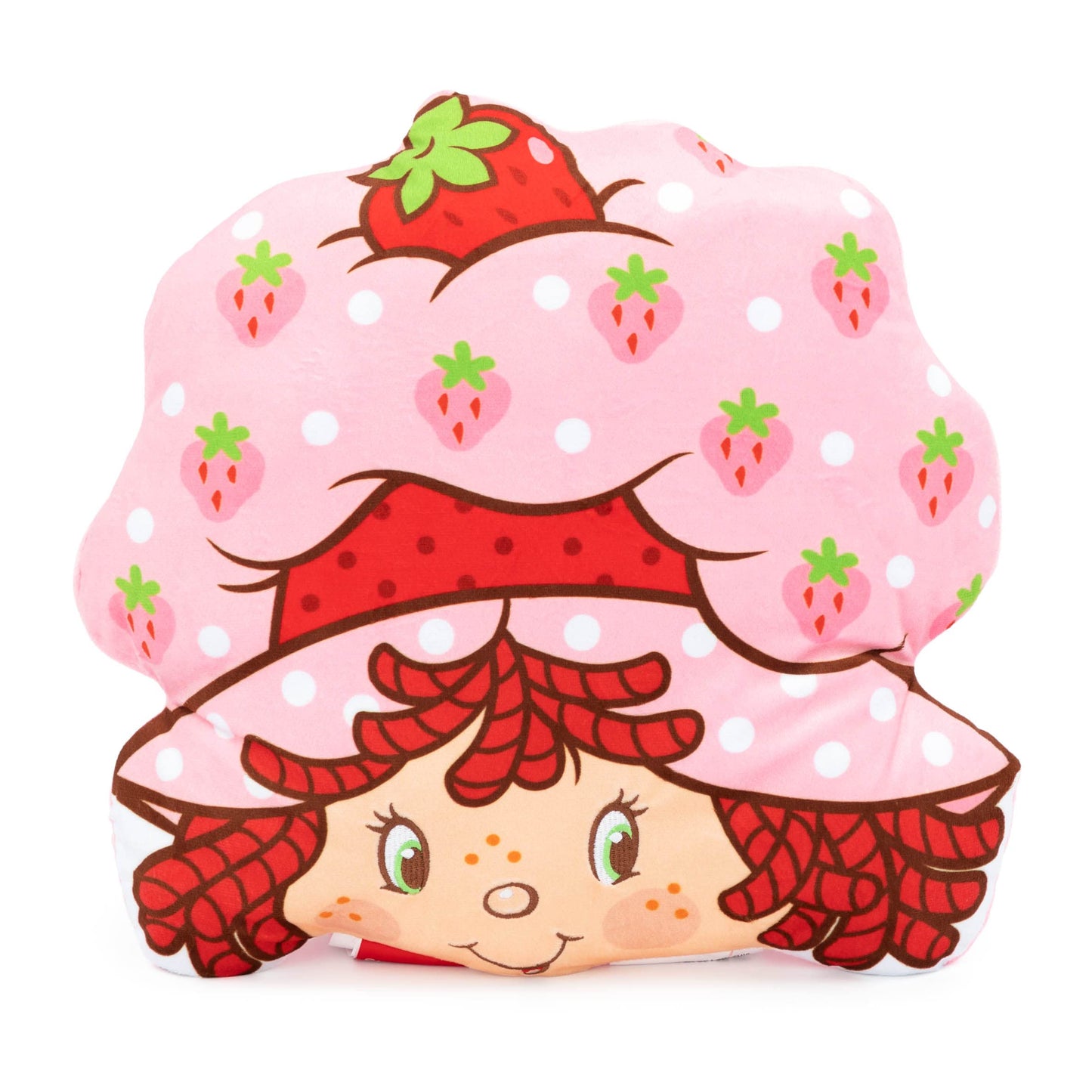 Jay Franco Strawberry Shortcake Nogginz Set – 40x50 Blanket & 12-inch Pillow, Kids Plush Comfort