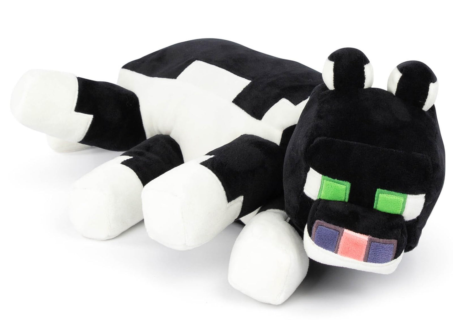 Jay Franco Minecraft Tuxedo Cat Plush Pillow Buddy — Ultra-Soft 18-Inch Gamer Plush