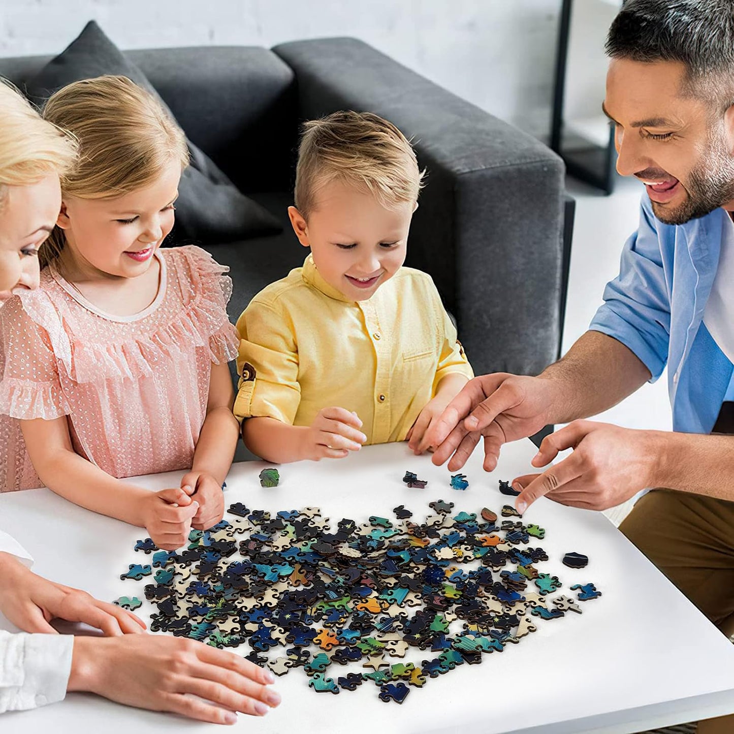 Jazcimdo Northern Lights Wooden Puzzle for Adults – 270 Pieces, Unique Animal-Shaped Jigsaw