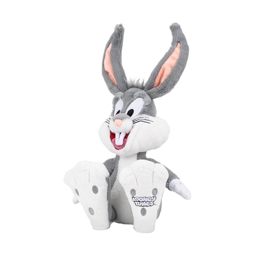 Jazwares Looney Tunes 8-Inch Bugs Bunny Plush — Ultra-Soft, Officially Licensed Toy