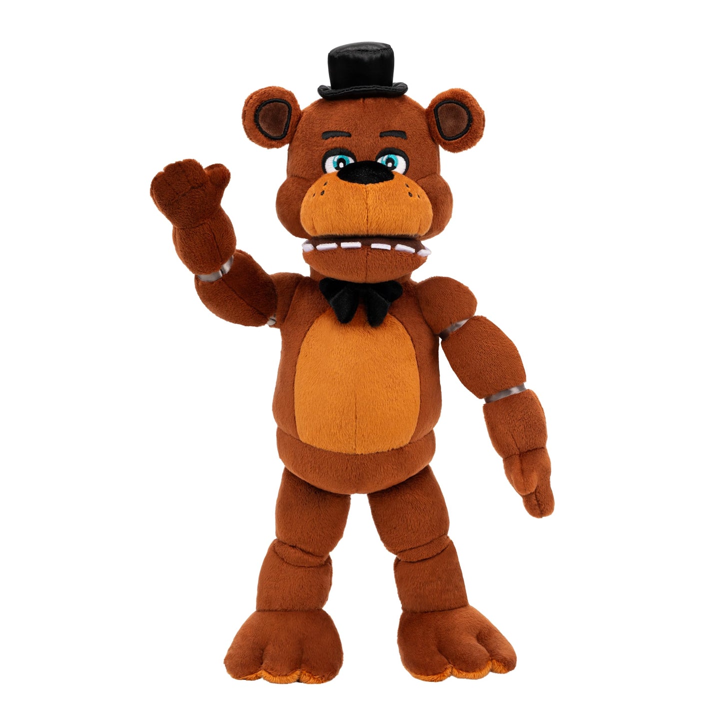 Jazwares Five Nights at Freddy's 14-inch Poseable Sound Classic Freddy Plush – Glow Eyes, 4 Sounds