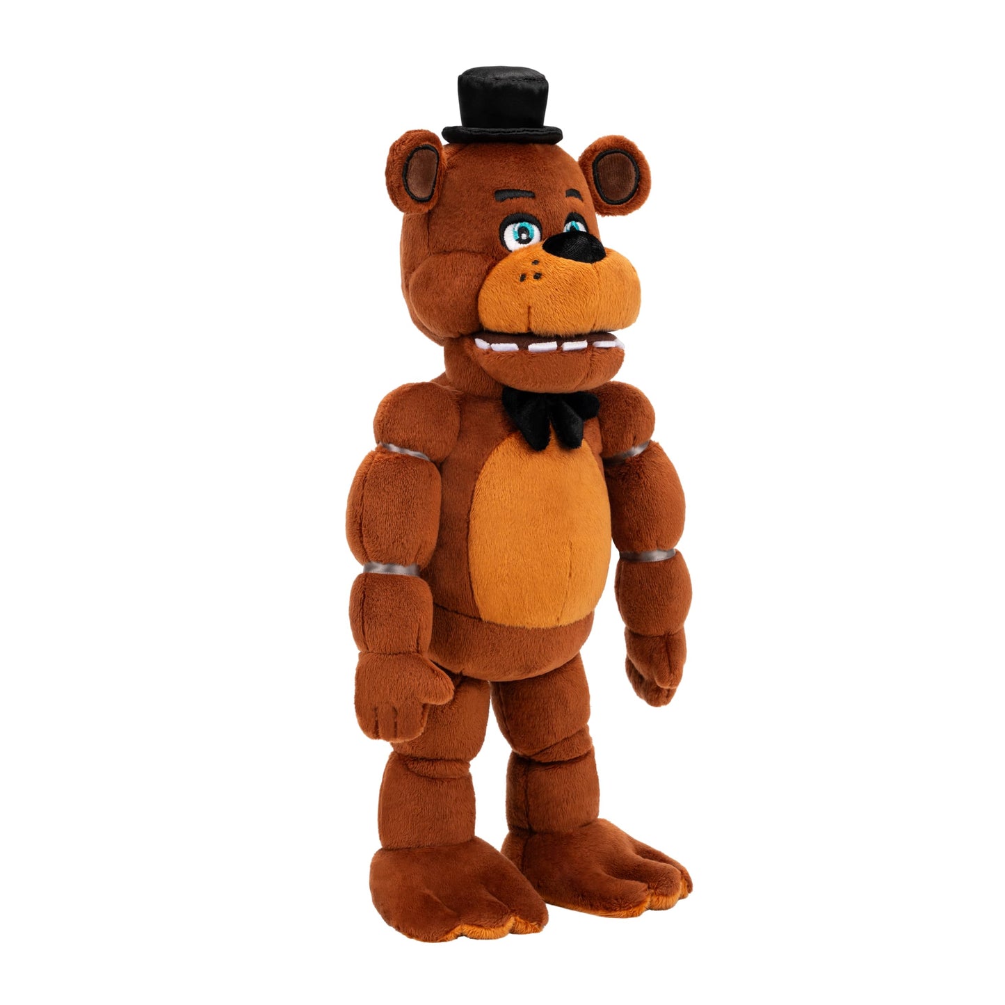 Jazwares Five Nights at Freddy's 14-inch Poseable Sound Classic Freddy Plush – Glow Eyes, 4 Sounds