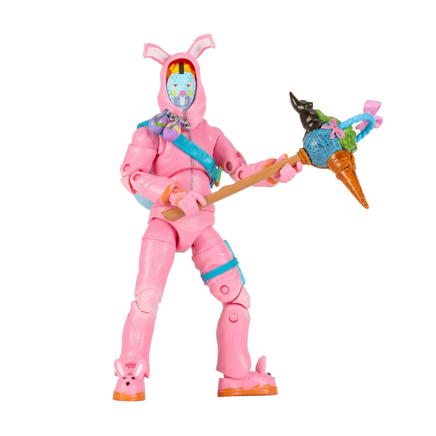 Fortnite Legendary Rabbit Raider 6-Inch Figure — Articulation, Harvest Tool, Back Bling, Bonus Code | Jazwares
