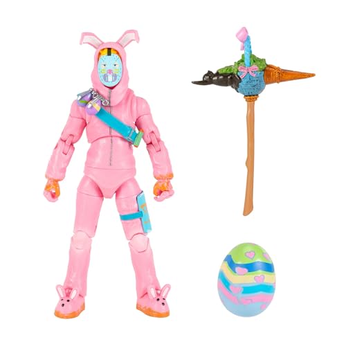 Fortnite Legendary Rabbit Raider 6-Inch Figure — Articulation, Harvest Tool, Back Bling, Bonus Code | Jazwares