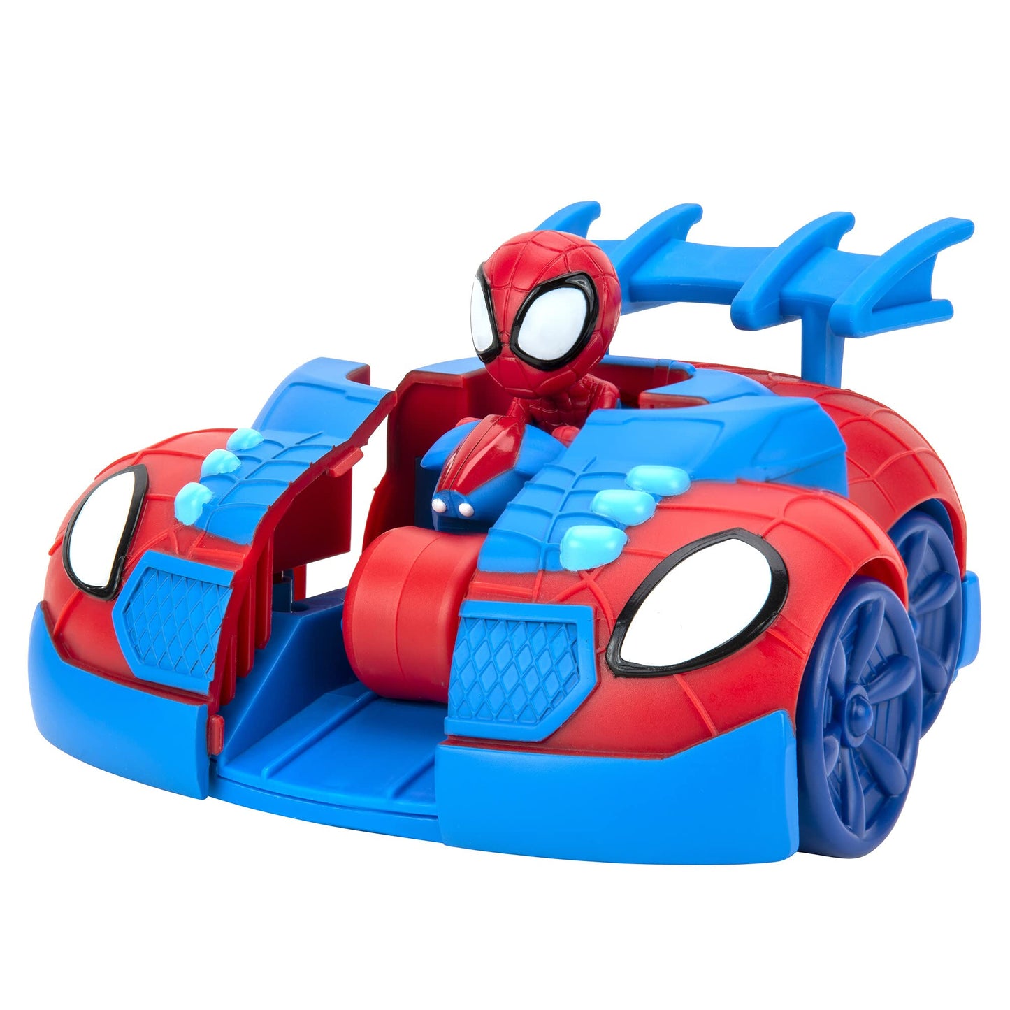 Jazwares Spidey and His Amazing Friends 2-in-1 Web Strike Vehicle – Interactive Toy