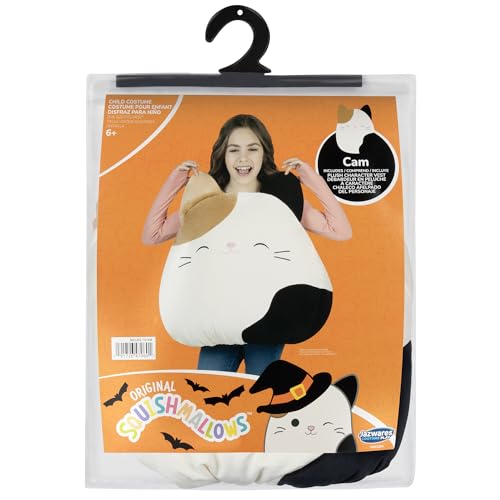 Squishmallows Cam the Calico Cat Costume – Ultrasoft Plush Costume by Jazwares