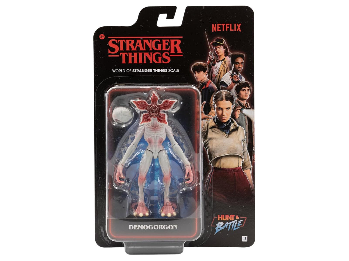 Jazwares Stranger Things Demogorgon (Season 5) – 4-Inch Articulated Action Figure with Unique Accessory
