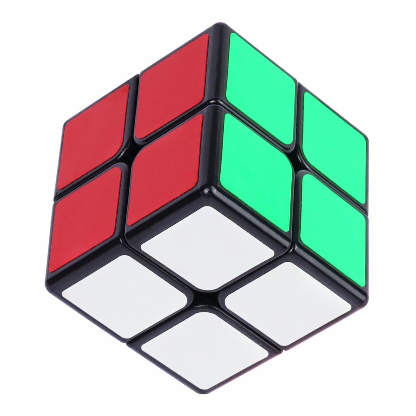 Jbpbslu 2x2 Speed Cube – Classic Black 50mm Puzzle for Beginners & Pros