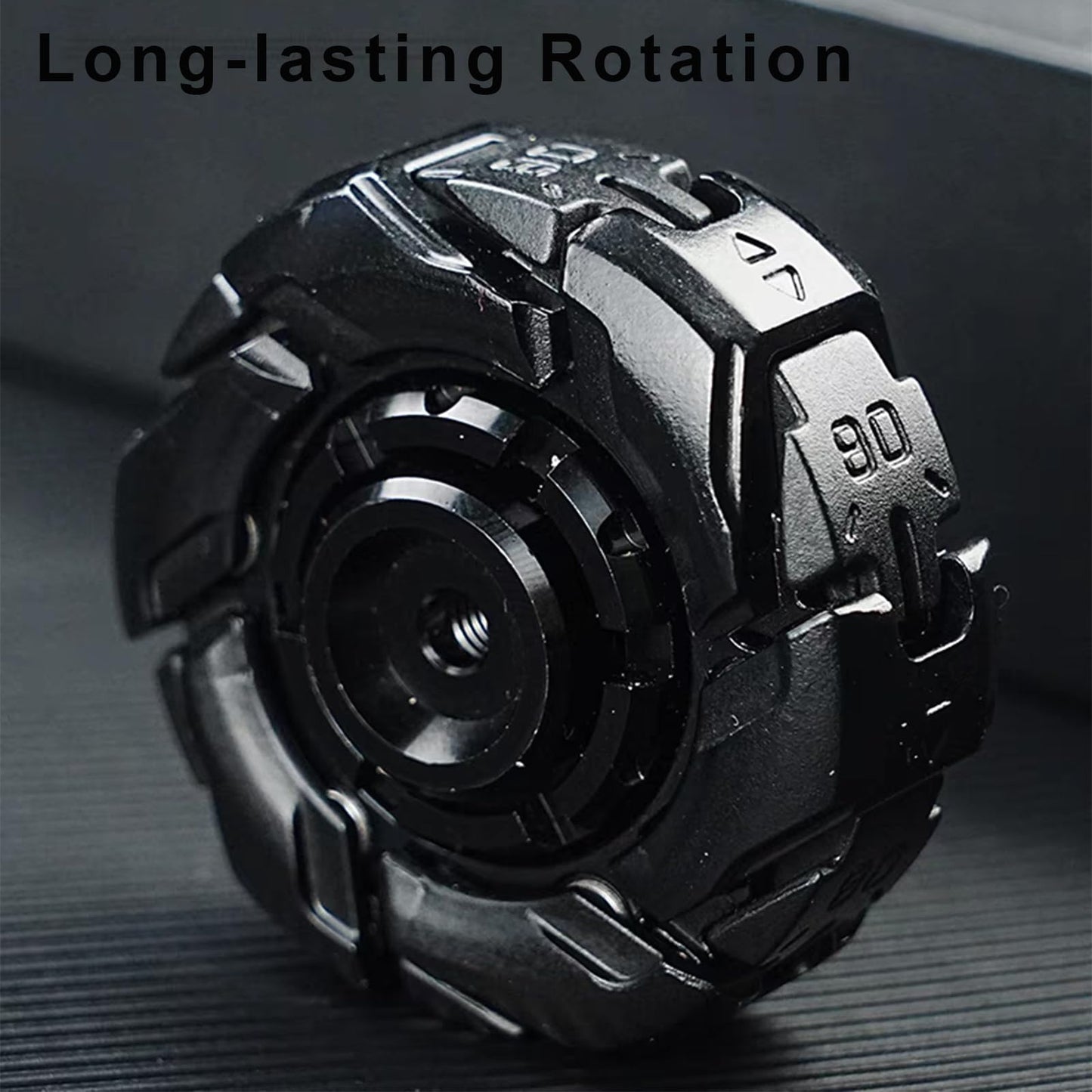 JC JIUCHUANG EDC Fidget Sliders – Metal Clicker Toys for Focus & Relaxation (Black)