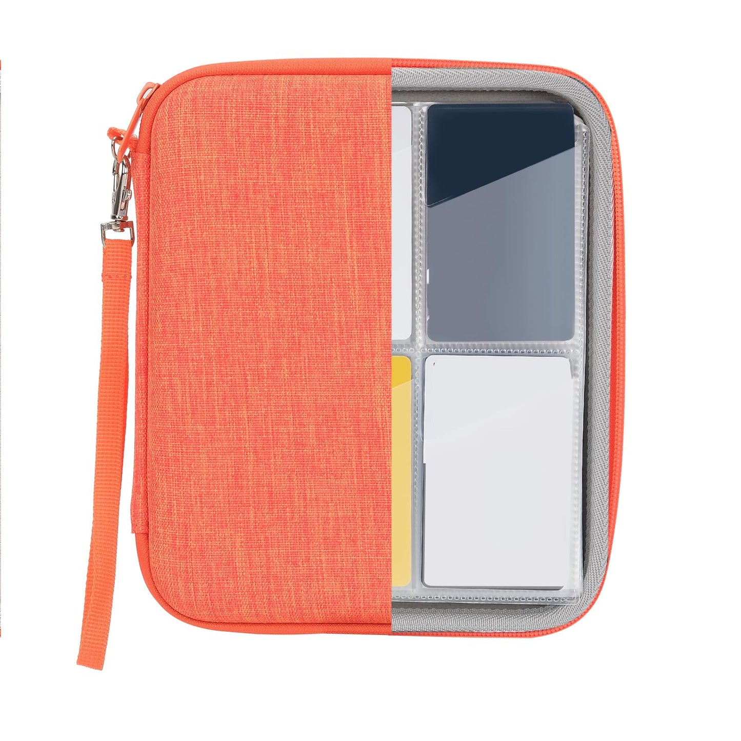 Jeachan Card Case for Yoto Cards – Pumpkin Pop 80-Pocket Portable Binder
