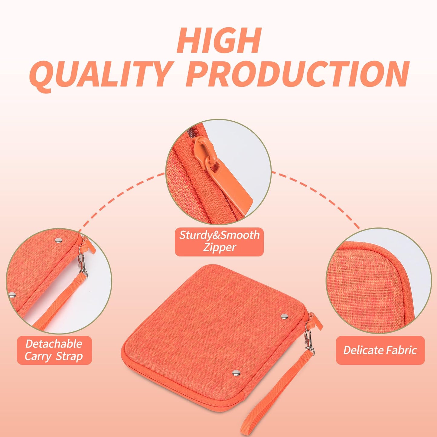 Jeachan Card Case for Yoto Cards – Pumpkin Pop 80-Pocket Portable Binder