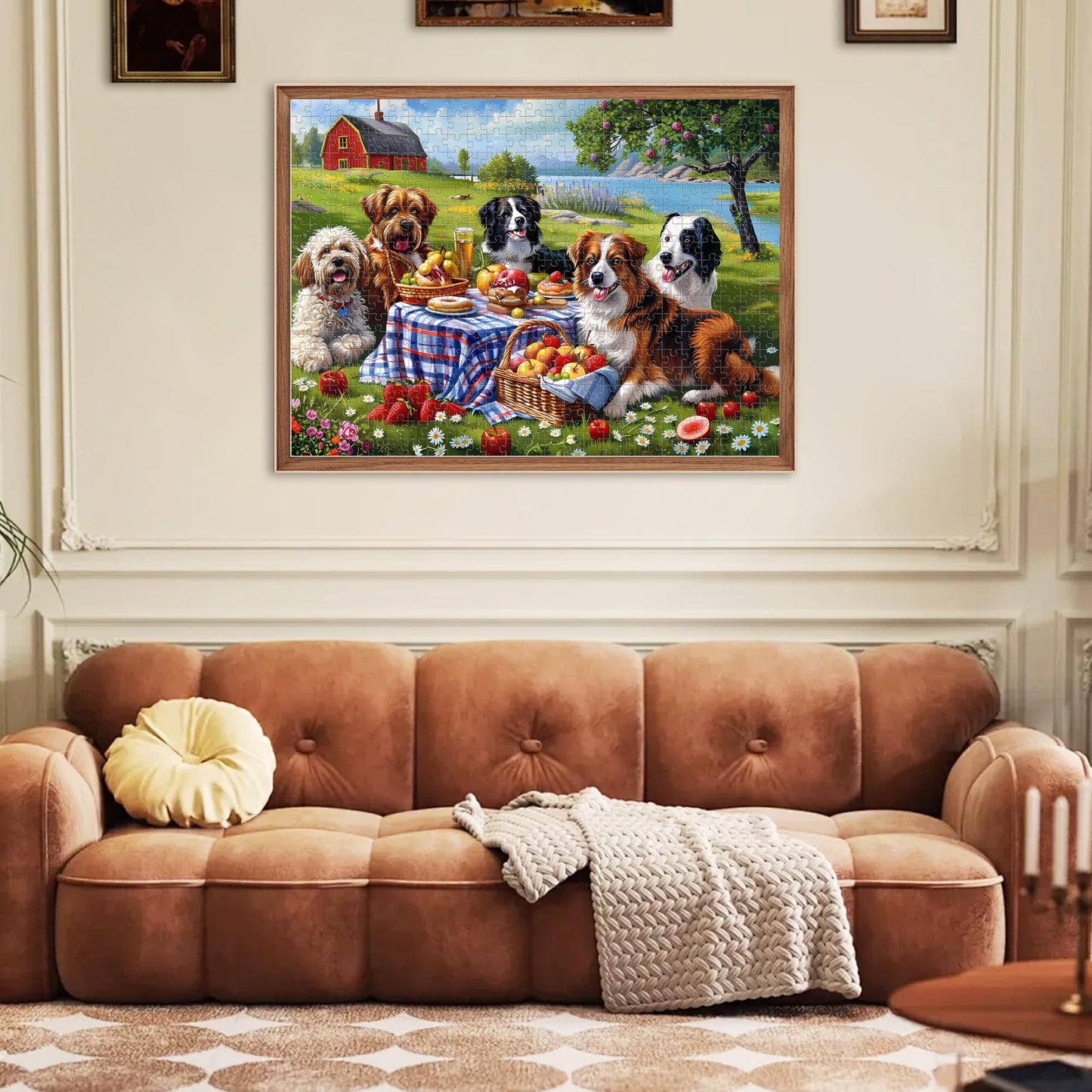 Jeacirio 500-Piece Dog Jigsaw Puzzle for Adults – Recycled Paper, 20.5 x 15 in