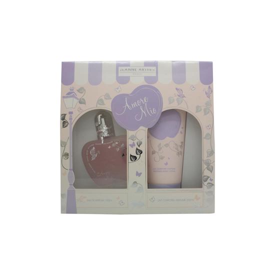 Jeanne Arthes Amore Mio Gift Set 100ml EDP + 200ml Body Lotion Women's Fragrance