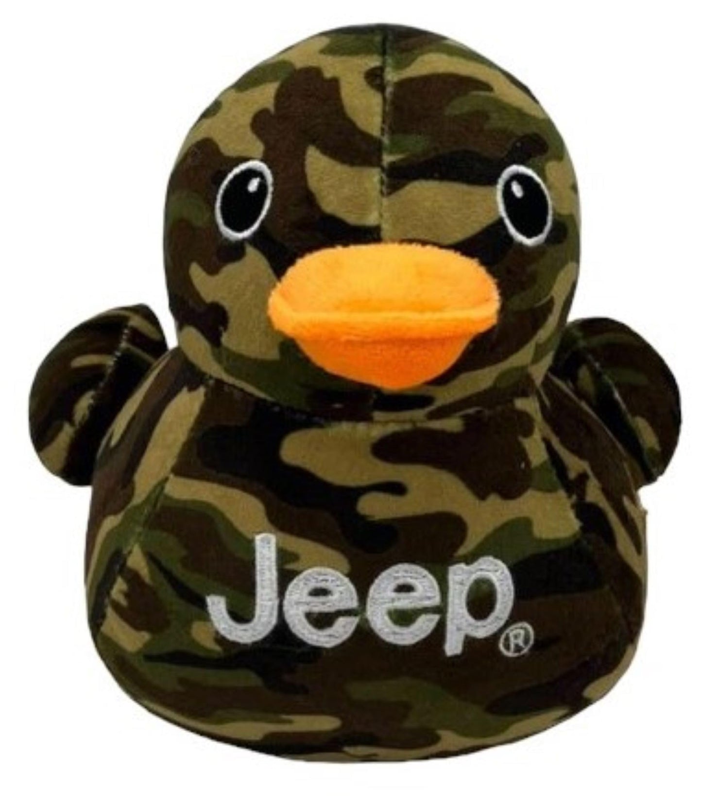 Jeep Text Logo Duck Plush - 7-inch Camo Stuffed Animal | You've Been Ducked