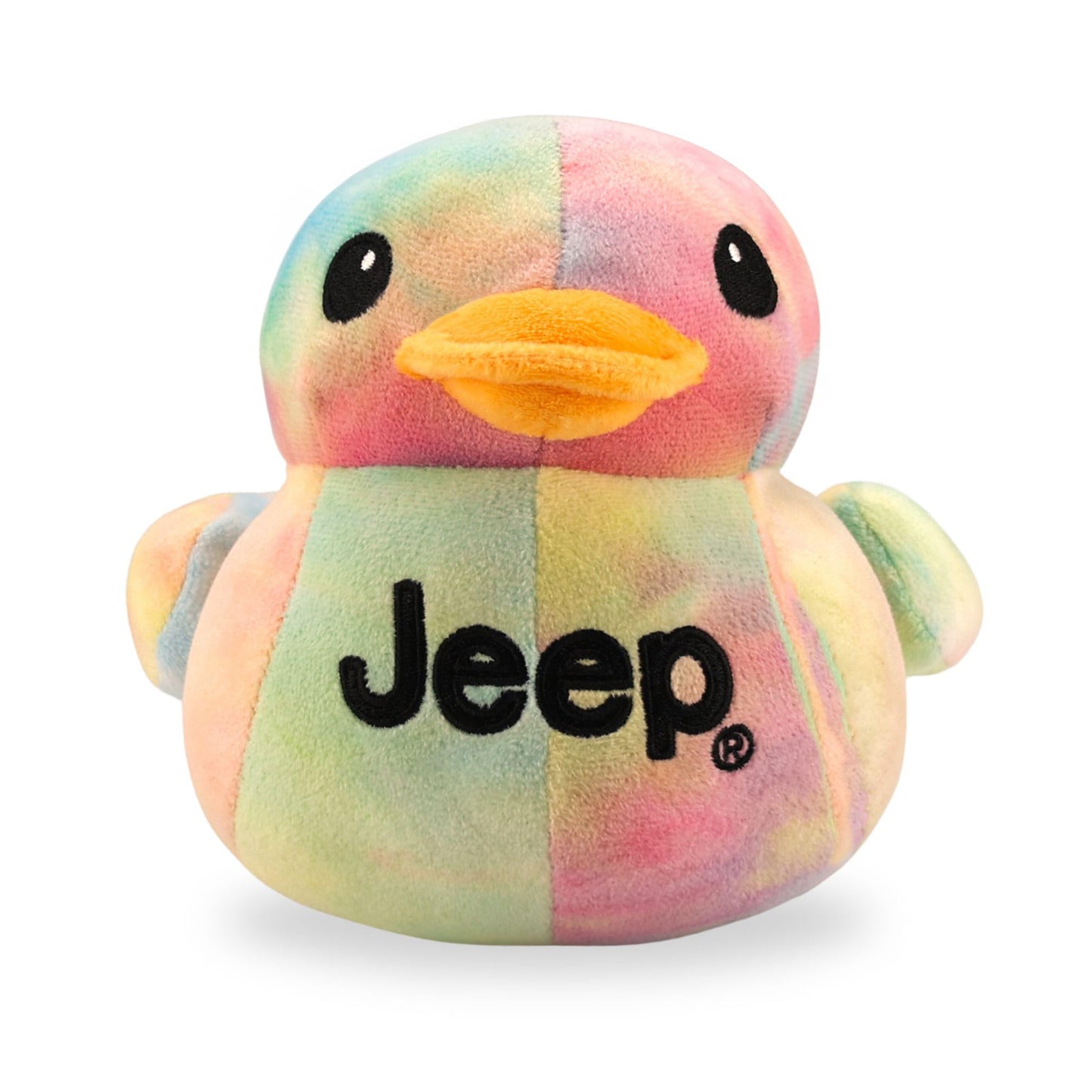 Jeep Text Logo Stuffed Animal Plush Duck Tie Dye – Detroit Shirt Co Exclusive