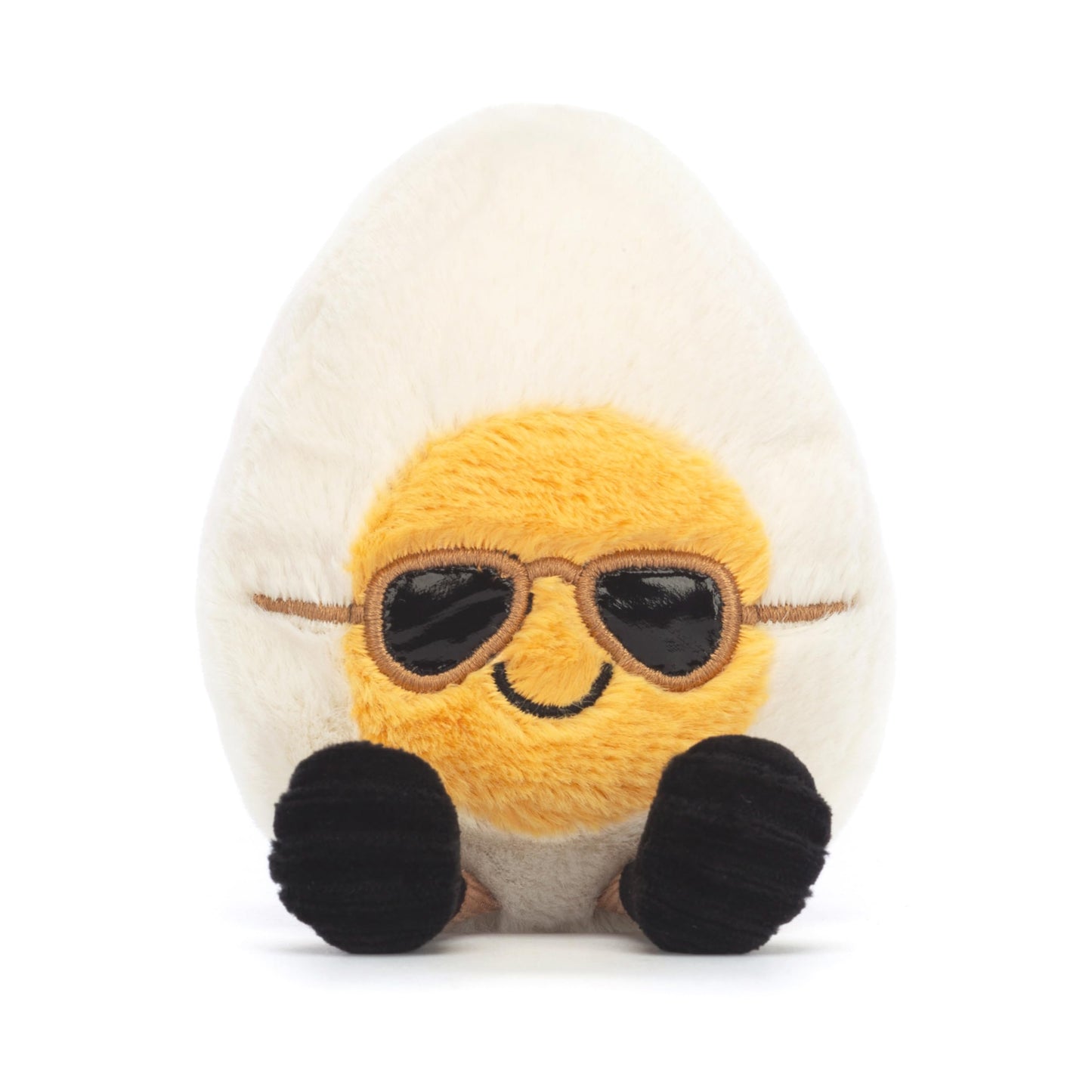 Jellycat Amuseables Boiled Egg Chic Plush Toy – Small 5.5 in | Food Plush Gift Idea
