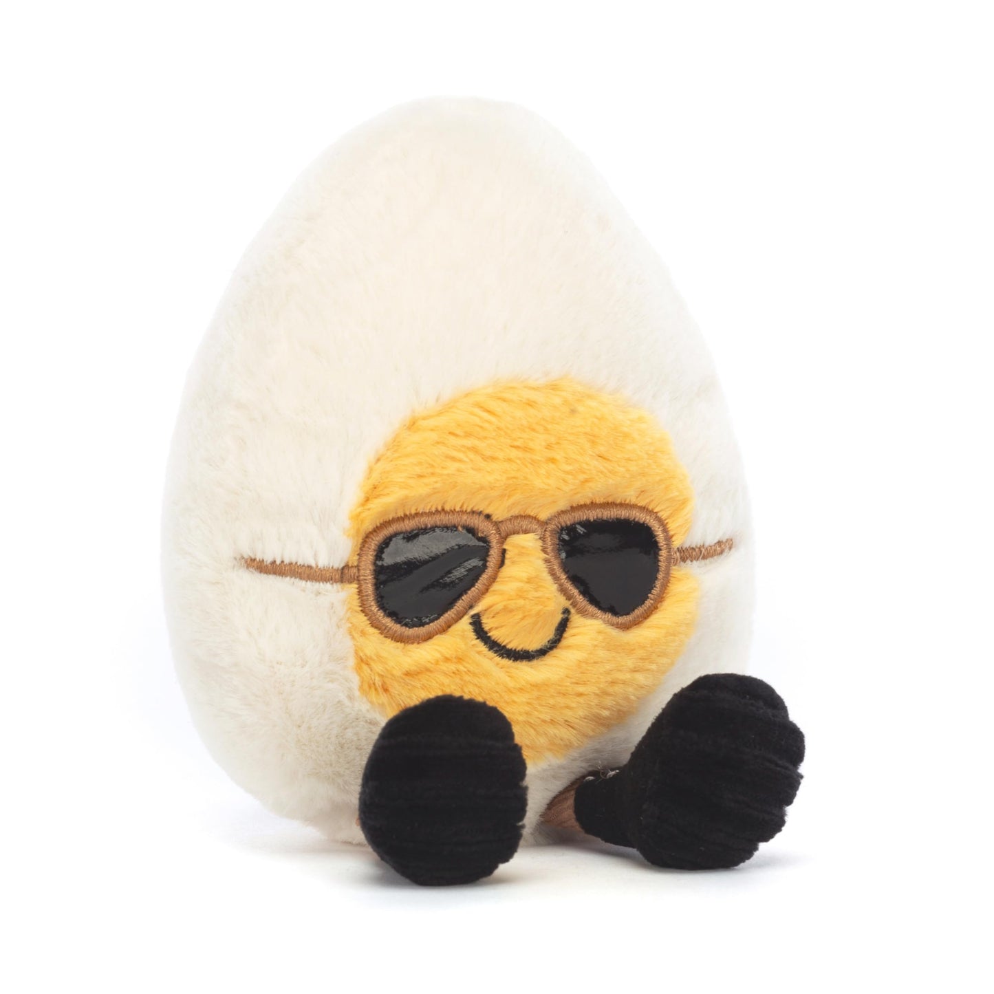 Jellycat Amuseables Boiled Egg Chic Plush Toy – Small 5.5 in | Food Plush Gift Idea
