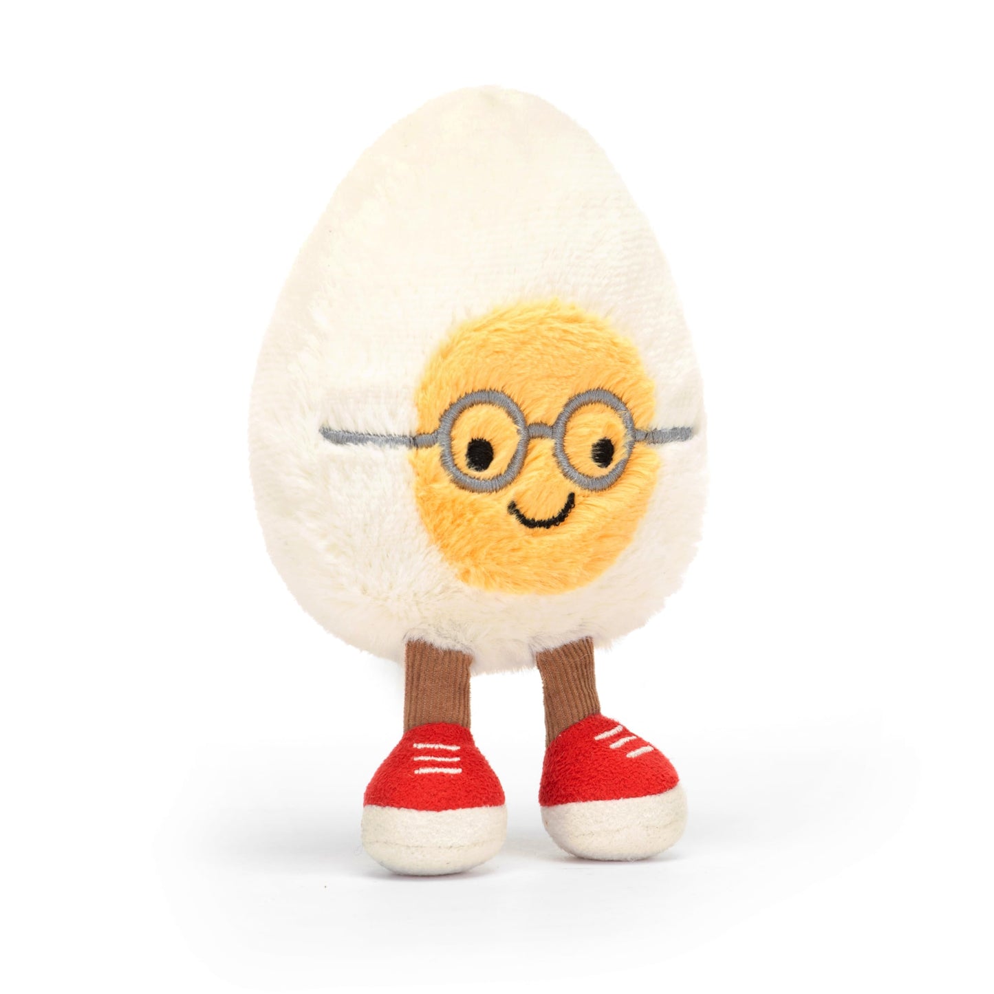 Jellycat Amuseables Boiled Egg Geek Plush Toy – Small 5.5 Inches